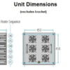 Herschel Vulcan 9 & 12 kW Industrial heater dimensions