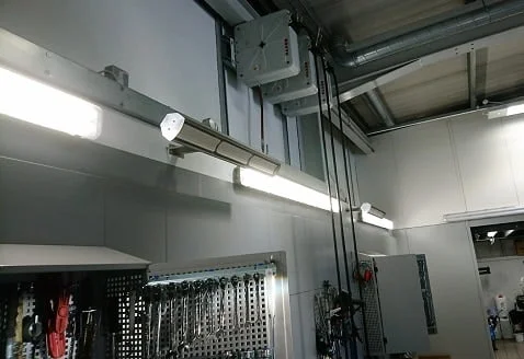 Garaje taller con calefacción Herschel